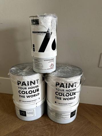 Lab Paint Badkamercoating verf in Vanilla Comfort (6L) NIEUW beschikbaar voor biedingen