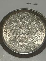 2 reichsmark 1901 Preussen Duitsland, Postzegels en Munten, Munten | Europa | Euromunten, Verzenden, Duitsland, 2 euro