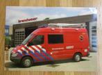 Vintage ansichtkaart brandweer auto utrecht leidsche rijn, Ophalen of Verzenden, Gebruikt