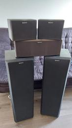 Vintage Sony luidspreker set. Zwart., Audio, Tv en Foto, Luidsprekers, Ophalen, Zo goed als nieuw, Surroundset zonder subwoofer