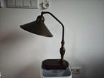 Authentieke Frantzen bankers lamp., Huis en Inrichting, Lampen | Tafellampen, Ophalen of Verzenden, Zo goed als nieuw, Minder dan 50 cm
