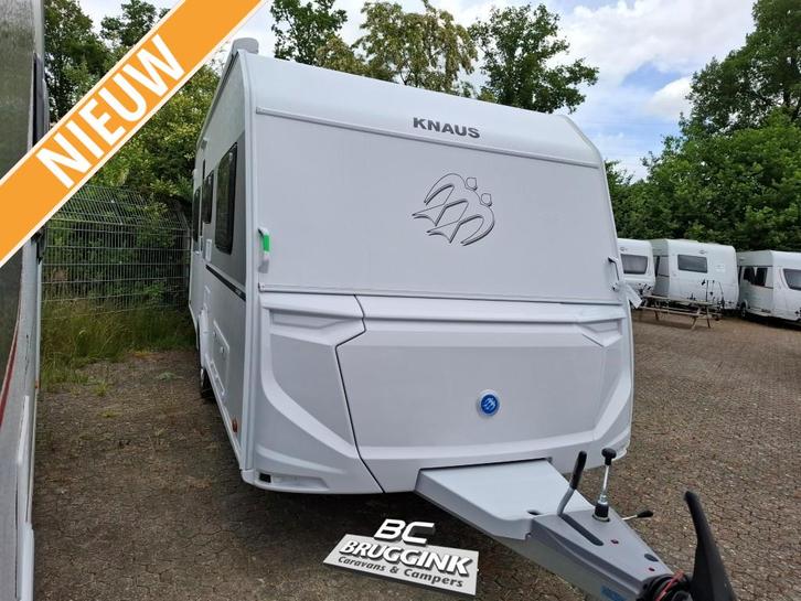 Knaus Sport 500 EU - NIEUW, Caravans en Kamperen, Caravans, tot en met 4, Rondzit, Knaus, 2 aparte bedden, Overige typen, 5 tot 6 meter