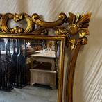 Barok spiegel - Houten lijst goud- 150 x 80 cm - TTM Wonen, 50 tot 100 cm, 150 tot 200 cm, Rechthoekig, Ophalen of Verzenden