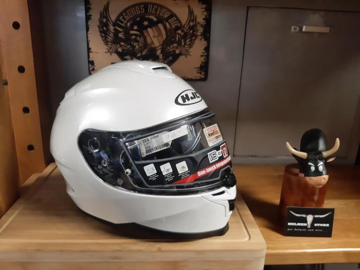 HJC IS-17 helm L nieuw (2013) motor scooter helm pearl white, Motoren, Kleding | Motorhelmen, Dames, Heren, Integraalhelm, L, HJC