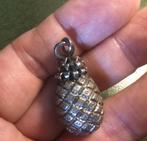 Zilveren bedel ananas, Sieraden, Tassen en Uiterlijk, Bedels, Overige merken, Verzenden, Zo goed als nieuw, 1 bedel