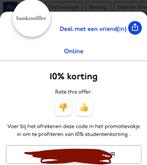 10% korting Hunkemöller - Direct online te gebruiken!, Tickets en Kaartjes, Eén persoon, Kortingsbon