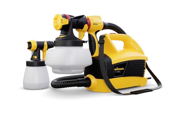 Wagner W 690 FLEXiO Verfspuitsysteem –Compleet & goede staat, Doe-het-zelf en Verbouw, Schildersmaterialen, Zo goed als nieuw