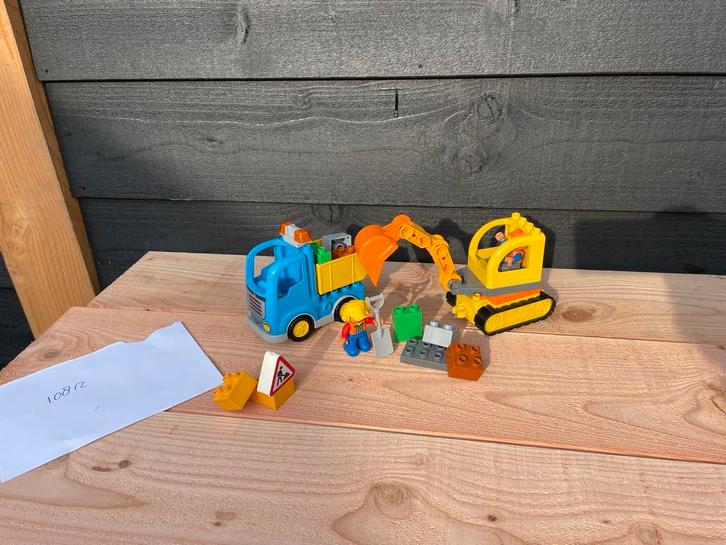 Duplo graafmachine 10812, Kinderen en Baby's, Speelgoed | Duplo en Lego, Gebruikt, Duplo, Complete set, Ophalen