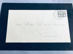 rouwkaart uit 1939 met postzegel, Verzamelen, Bidprentjes en Rouwkaarten, Ophalen of Verzenden, Rouwkaart