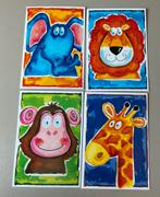 4 beloningskaartjes vrolijke dieren De Stulp, Ophalen of Verzenden, Zo goed als nieuw, Meerdere plaatjes