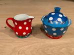 Set melkkannetje  en suikerpot Oilily (voor Douwe Egberts), Huis en Inrichting, Keuken | Servies, Ophalen of Verzenden, Zo goed als nieuw