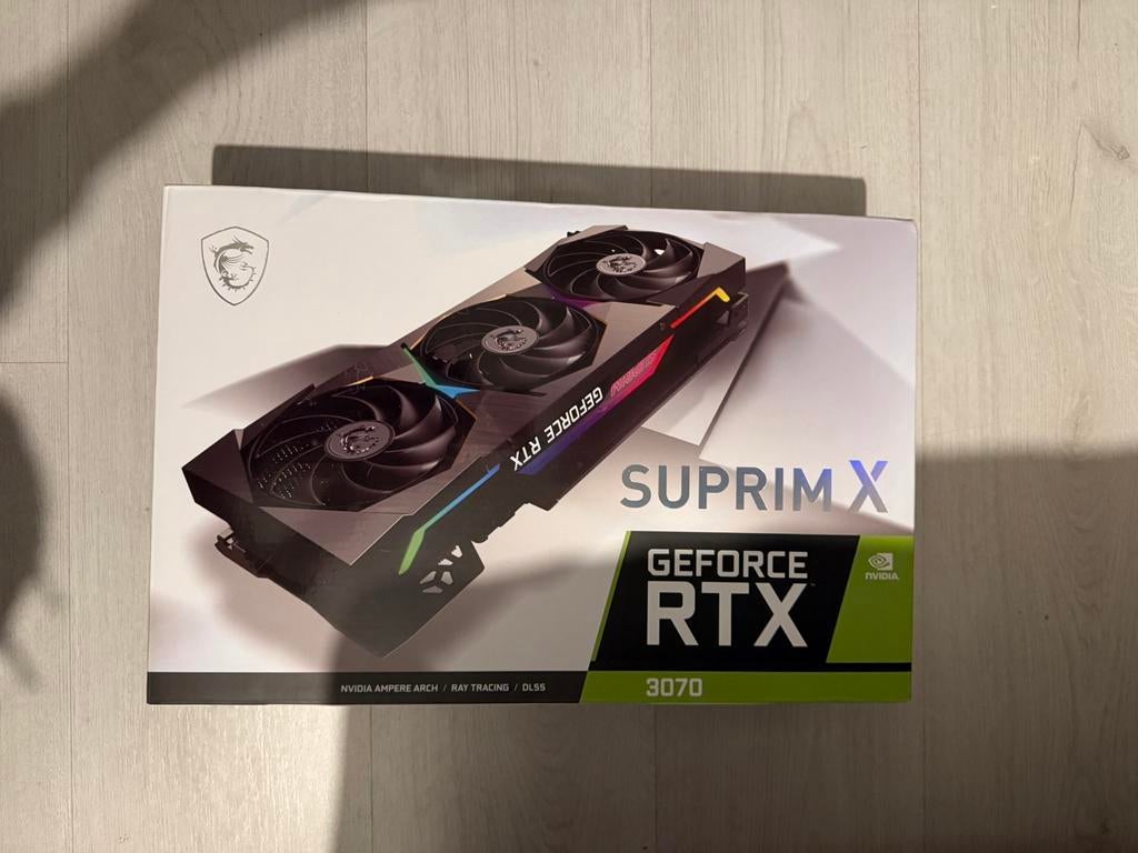 MSI RTX 3070 Suprim X 8GB, Computers en Software, Videokaarten, Zo goed als nieuw, Nvidia, PCI-Express 4.0, GDDR6, HDMI, DisplayPort