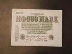 Germany 100.000 mark 1923 XF, Postzegels en Munten, Bankbiljetten | Europa | Niet-Eurobiljetten, Ophalen of Verzenden, Duitsland