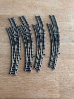 Fleischmann profirails bochtwissel gelijkstroom zie tekst, Hobby en Vrije tijd, Modeltreinen | H0, Gelijkstroom, Fleischmann, Rails