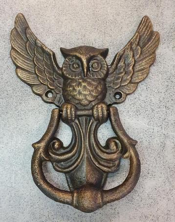 DEURKLOPPER VLIEGENDE UIL / UIL / gietijzer beschikbaar voor biedingen