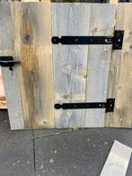 Kruisheng zwart, Tuin en Terras, Tuinpoorten, Gebruikt, 100 tot 150 cm, Ophalen of Verzenden, Looppoort