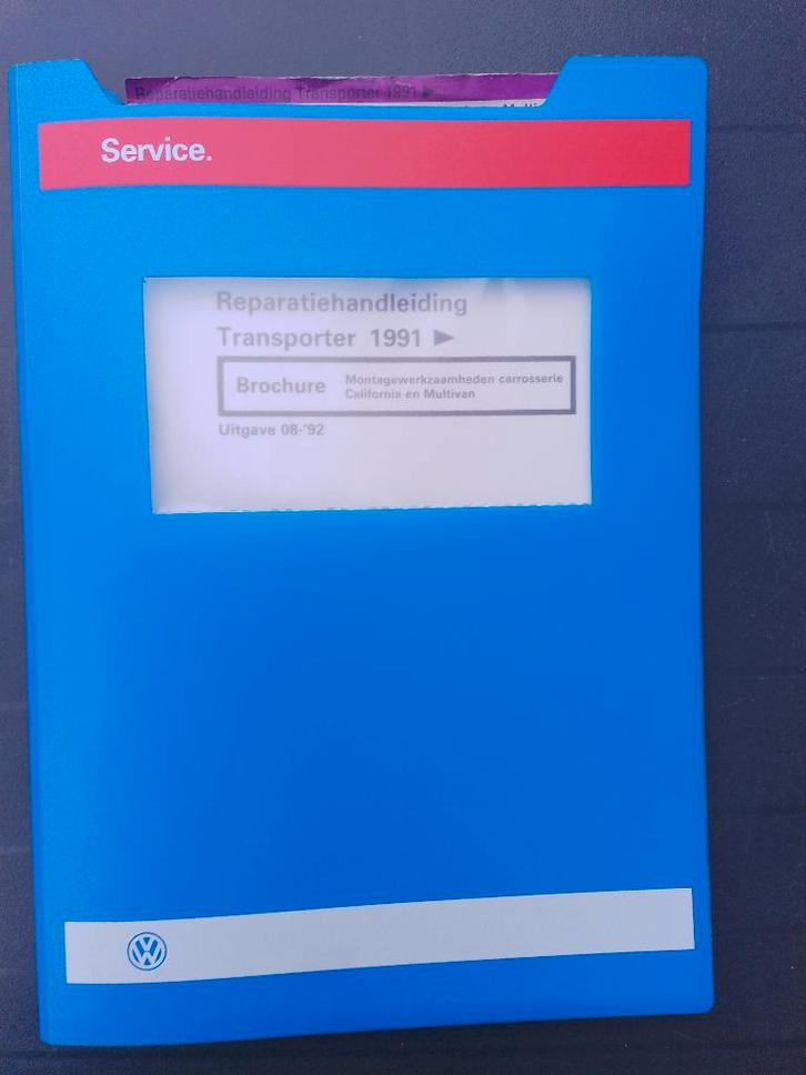 Uniek Werkplaatsboek Vw Transporter T4  California Multivan, Boeken, Auto's | Boeken, Gelezen, Volkswagen, Ophalen of Verzenden