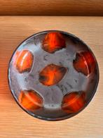 Schaaltje retro bruin oranje, Ophalen of Verzenden