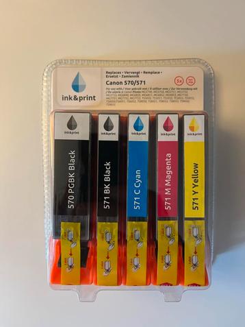 Canon 570/571 Inktcartridges - Nieuw! beschikbaar voor biedingen