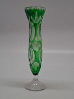 Kristallen vaasje, nieuwstaat. 20.5 cm, Ophalen of Verzenden