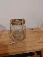 vaas met touw, Huis en Inrichting, Woonaccessoires | Stolpen, Ophalen of Verzenden, Zo goed als nieuw