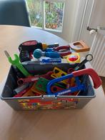 Gereedschapskist peuter kleuter, Kinderen en Baby's, Speelgoed | Overig, Ophalen, Zo goed als nieuw, Jongen of Meisje