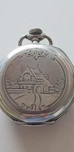 vintage zilveren zakhorloge J. Willems- Franken Hasselt, Sieraden, Tassen en Uiterlijk, Horloges | Heren, Overige merken, Zakhorloge