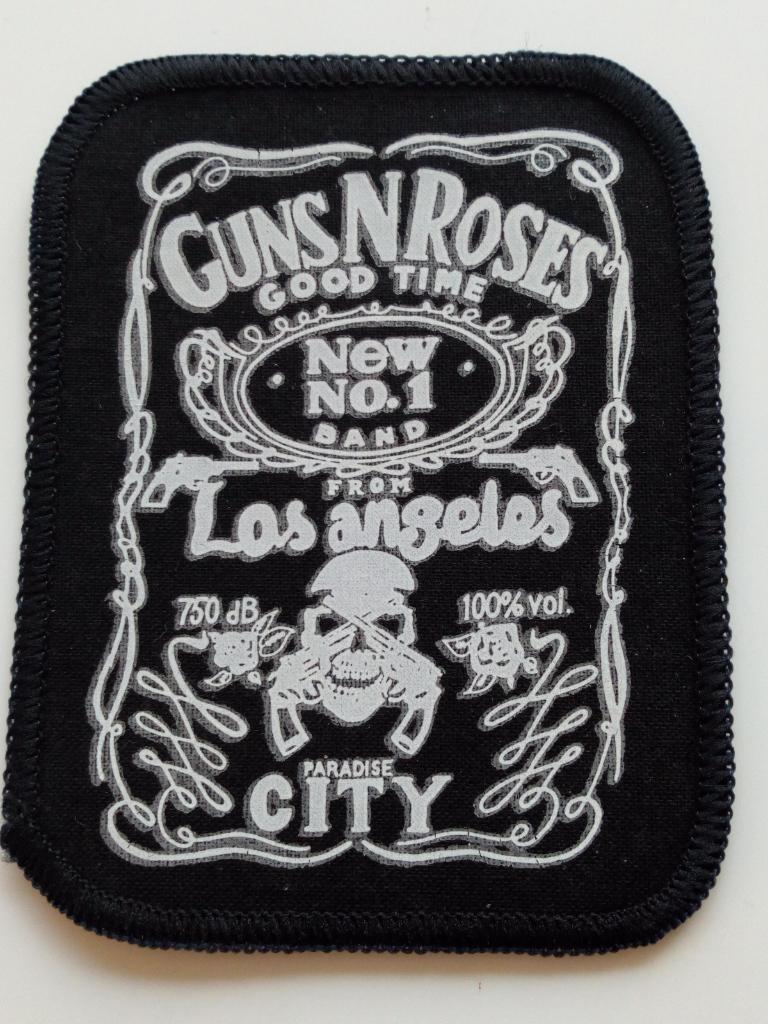 Guns N' Roses zeer zeldzame nieuwe 80's vintage patch 34, Verzenden, Nieuw, Kleding
