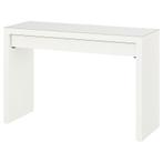 Ikea malm toilettafel met glazen blad 120x41x77, Huis en Inrichting, Tafels | Kaptafels, Ophalen, 100 tot 150 cm, Zo goed als nieuw