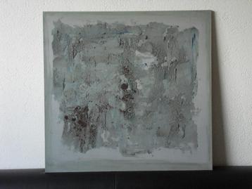Mix media met verschillende materialen. 53x51 cm MDF. beschikbaar voor biedingen
