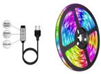 RGB LED strip | USB gevoed | meerdere kleuren | 3m, Ophalen of Verzenden, Nieuw, RGB LED