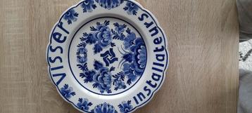 wandbord delft blauw handwerk 27.5 cm beschikbaar voor biedingen