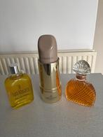 grote flessen parfum en grote lipstick, Verzamelen, Ophalen of Verzenden, Zo goed als nieuw, Parfumfles, Gevuld