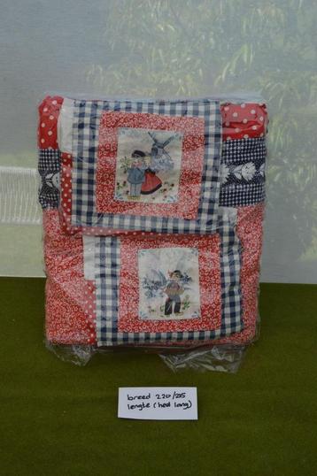 dekbedovertrek met 2 slopen Hollandse stoffen en tafereeltje beschikbaar voor biedingen