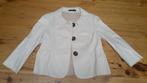 Crème wit leren MarcCain jasje M/size 3., Maat 38/40 (M), Wit, Ophalen of Verzenden, Zo goed als nieuw