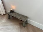 Landelijk houten krukje / decoratief bankje – 60x20x20 cm, Ophalen of Verzenden, Nieuw, Hout