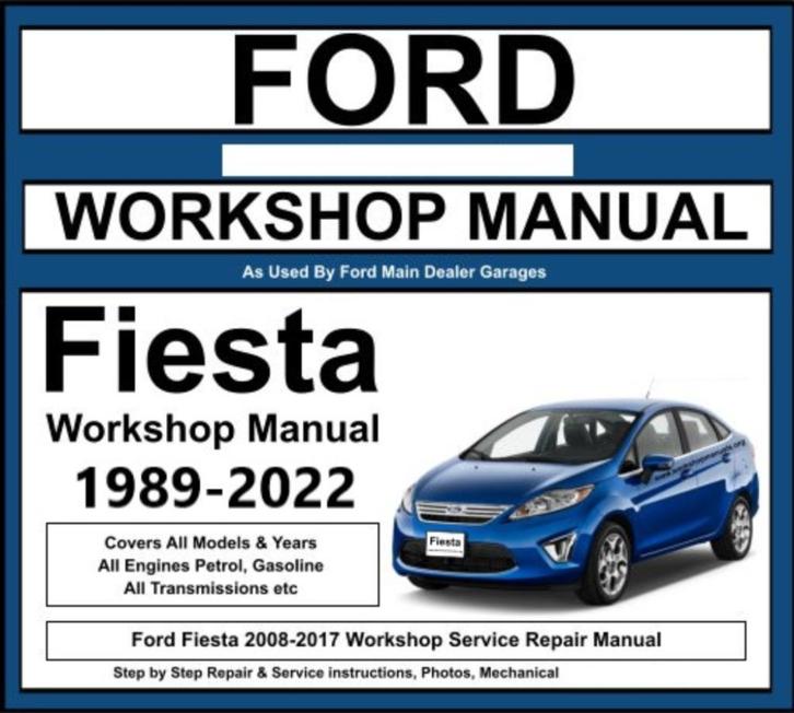Ford Fiesta 1989-2022 Manual Ford ETIS 2022 op USB Stick, Auto diversen, Handleidingen en Instructieboekjes, Verzenden