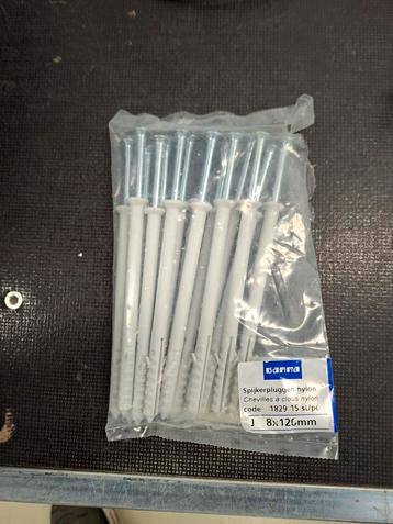 Gamma Spijkerpluggen Nylon 8x120mm - Nieuw beschikbaar voor biedingen