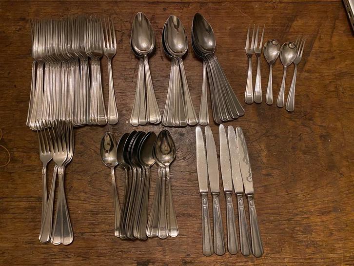 Sola GZ 640 kerkraampje bestekuitbreiding, veel los!, Antiek en Kunst, Antiek | Bestek, Ophalen of Verzenden