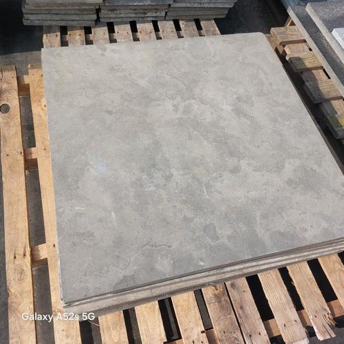 Ruim 50 m2 Chinees hardsteen terrastegels, 80x80x3 cm., Tuin en Terras, Tegels en Klinkers, Gebruikt, Terrastegels, Natuursteen