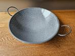 Emaille wok 32 cm, Antiek en Kunst, Antiek | Emaille, Ophalen of Verzenden