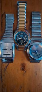 heren horloge 2x casio 1 festina digitime chromograph, Ophalen of Verzenden, Staal, Overige merken