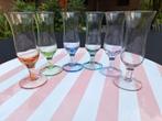 6 gekleurde glaasjes borrelglas glaasjes glaswerk, Verzamelen, Glas en Borrelglaasjes, Ophalen of Verzenden, Zo goed als nieuw