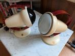 2x Philips Charlotte Perriand retro vintage lampen design, Ophalen, Gebruikt