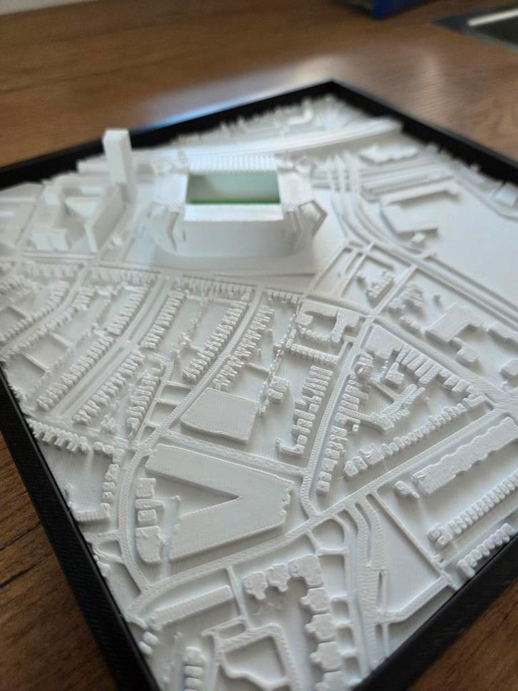 Uniek 3d PSV stadion met plattegrond - gedetailleerd, Verzamelen, Sportartikelen en Voetbal, Zo goed als nieuw, Beeldje of Poppetje