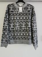 H&M jacquard trui met wol en alpaca mt. S/M, H&M, Verzenden, Nieuw, Maat 36 (S)