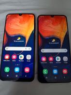 2x Samsung Galaxy a50 gebroken glas, Telecommunicatie, Mobiele telefoons | Samsung, Ophalen, Gebruikt, Zwart, Touchscreen
