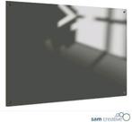 Whiteboard glas solid grey magnetisch 60 x 90 cm | Nieuw, Ophalen of Verzenden, Nieuw