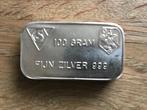 Schöne edelmetaal B.V. 100 gram zilverbaar, Postzegels en Munten, Edelmetalen en Baren, Ophalen of Verzenden, Zilver