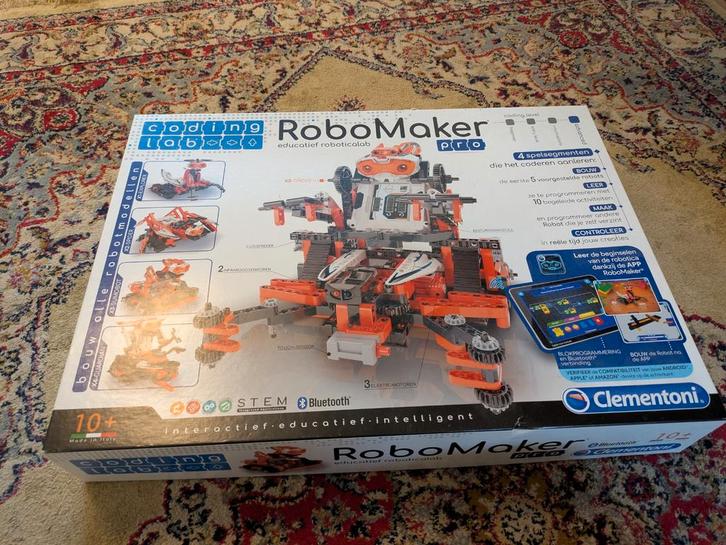 RoboMaker Pro - Clementoni, Kinderen en Baby's, Speelgoed | Educatief en Creatief, Zo goed als nieuw, Knutselen, Bouwen, Elektronica